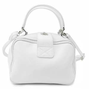 Мягкая кожаная сумка на два отдела с ручкой Firenze Italy F-IT-1045W