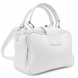 Мягкая кожаная сумка на два отдела с ручкой Firenze Italy F-IT-1045W