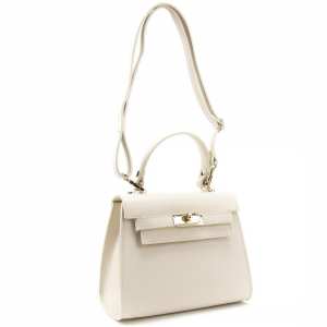 Невелика класична шкіряна сумочка Firenze Italy F-IT-9866WB