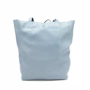 Женская кожаная сумка шоппер голубая Firenze Italy F-IT-7622BLM