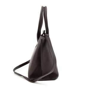 Шкіряна сумка середніх розмірів колір шоколад Firenze Italy F-IT-76222DB