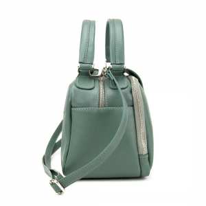 Мягкая кожаная сумка на два отдела с ручкой Firenze Italy F-IT-1045M