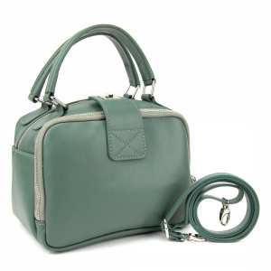 Мягкая кожаная сумка на два отдела с ручкой Firenze Italy F-IT-1045M