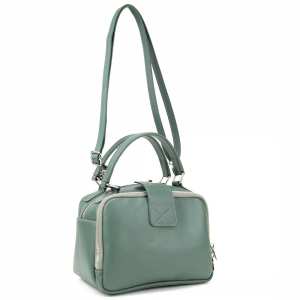 Мягкая кожаная сумка на два отдела с ручкой Firenze Italy F-IT-1045M