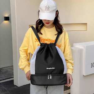 Текстильна спортивная сумка чорна Confident TB1-T-802A