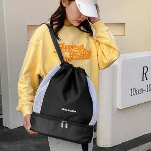 Текстильна спортивная сумка чорна Confident TB1-T-802A