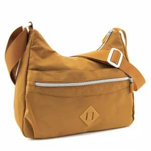 Женский коричневый тканевый мессенджер Confident WT1-206C