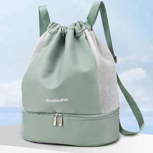 Текстильна спортивная сумка м'ятного кольору Confident TB1-T-802GR