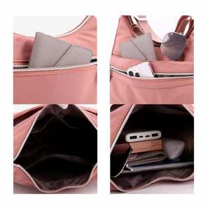 Жіночий рожевий тканинний месенджер Confident WT1-206P