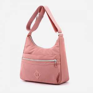 Жіночий рожевий тканинний месенджер Confident WT1-206P