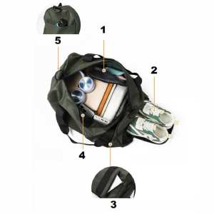 Текстильная дорожная сумка Confident TB1-T-258KH