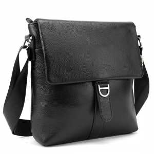 Мессенджер черный кожаный TIDING BAG A25-8805A Мессенджер черный кожаный TIDING BAG A25-8805A
