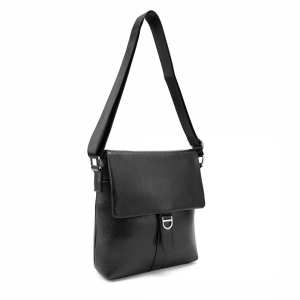 Мессенджер черный кожаный TIDING BAG A25-8805A Мессенджер черный кожаный TIDING BAG A25-8805A