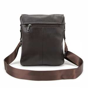 Шкіряний месенджер з клапаном на два відділи Tiding Bag M56-3508C Шкіряний месенджер з клапаном на два відділи Tiding Bag M56-3508C