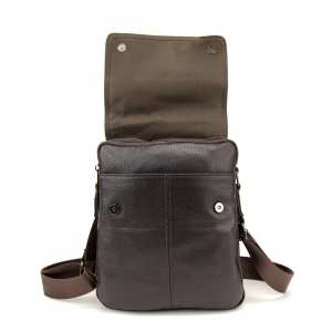 Шкіряний месенджер з клапаном на два відділи Tiding Bag M56-3508C Шкіряний месенджер з клапаном на два відділи Tiding Bag M56-3508C