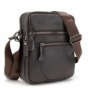 Мужская кожаная сумка через плечо Tiding Bag M56-3646-1C