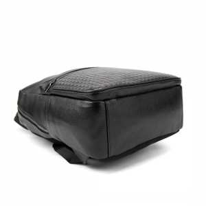 Мужской кожаный рюкзак черный Tiding Bag A25F-2418A