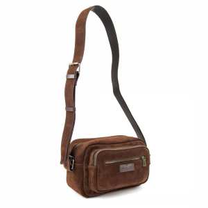 Замшевое мягкое небольшое кроссбоди Tavinchi CH-0235DB-Y