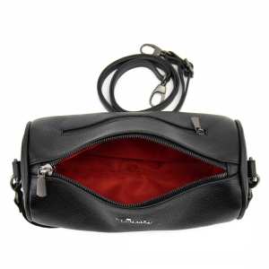 Шкіряне стильне кроссбоді у формі бочонка Tavinchi CH-0777A-FL