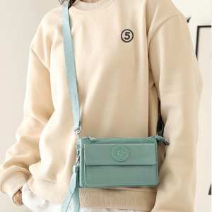 Кросбоді текстильне Confident WT1-0520GR