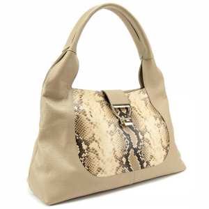 Жіноча містка шкіряна сумка на плече із вставкою рептилія Tavinchi CH-555WB-R Жіноча містка шкіряна сумка на плече із вставкою рептилія Tavinchi CH-555WB-R