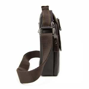 Месенджер шкіряний на кілька відділень чорний Ruff Ryder RR-9102-1DB