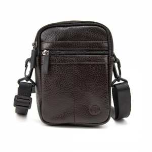 Маленька чоловіча сумка через плече шкіряна Ruff Ryder RR-001-3DB