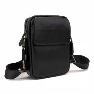 Мужская мини-сумка через плече кожаная Tiding Bag 8019A