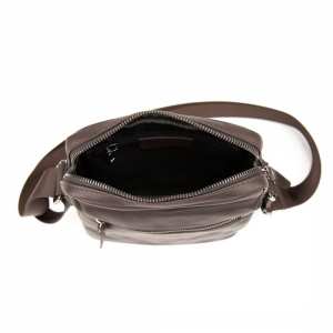 Месенджер класичний в гладкій шкірі коричневий Tiding Bag 8717C Месенджер класичний в гладкій шкірі коричневий Tiding Bag 8717C