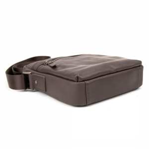 Месенджер класичний в гладкій шкірі коричневий Tiding Bag 8717C Месенджер класичний в гладкій шкірі коричневий Tiding Bag 8717C