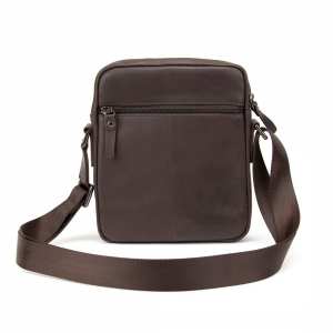 Месенджер класичний в гладкій шкірі коричневий Tiding Bag 8717C Месенджер класичний в гладкій шкірі коричневий Tiding Bag 8717C