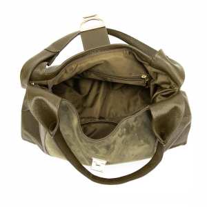 Жіноча містка шкіряна сумка на плече із замшевою вставкою Tavinchi CH-555T-Y Жіноча містка шкіряна сумка на плече із замшевою вставкою Tavinchi CH-555T-Y