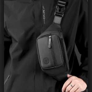 Чоловіча поясна сумка текстильна Confident AT08-1258A