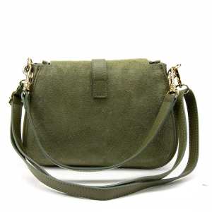 Женское замшевое кроссбоди на застежке Firenze Italy F-IT-9895OL