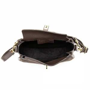 Жіноче замшеве кросбоді на застібці Firenze Italy F-IT-9895DB