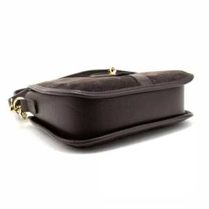 Жіноче замшеве кросбоді на застібці Firenze Italy F-IT-9895DB