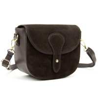 Маленькое кроссбоди с круглым клапаном на застежке Firenze Italy F-IT-9876DB Маленькое кроссбоди с круглым клапаном на застежке Firenze Italy F-IT-9876DB