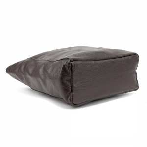 Женская кожаная сумка шоппер шоколадного цвета Firenze Italy F-IT-7622DBM