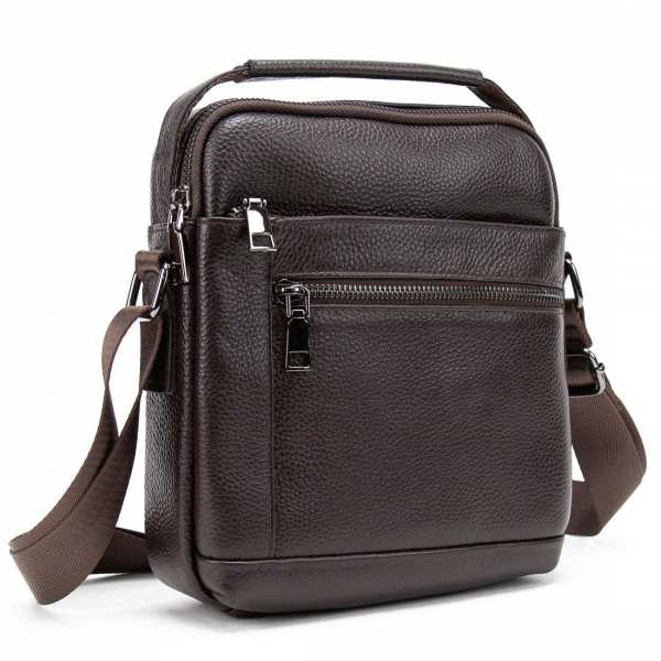 Чоловіча шкіряна сумка месенджер Tiding Bag A25F-2217DB