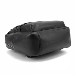 Чоловічий шкіряний рюкзак чорний Tiding Bag A25F-210727A