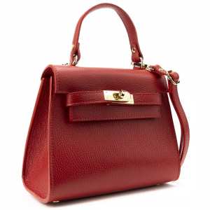 Небольшая классическая кожаная сумочка Firenze Italy F-IT-9866R Небольшая классическая кожаная сумочка Firenze Italy F-IT-9866R