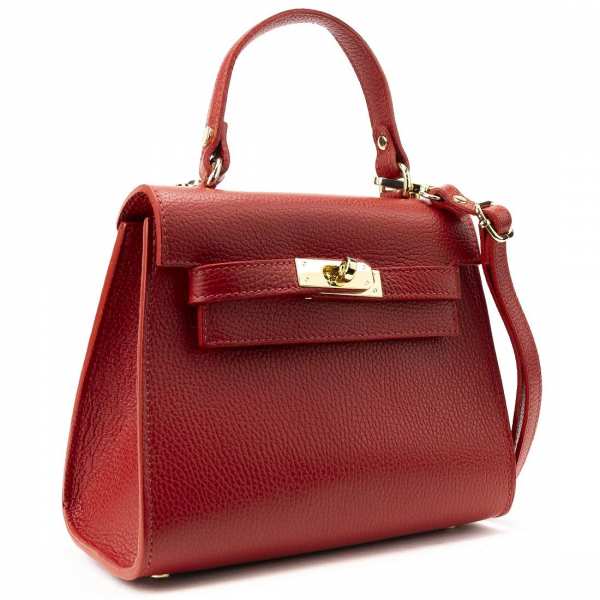 Небольшая классическая кожаная сумочка Firenze Italy F-IT-9866R