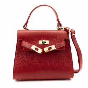 Небольшая классическая кожаная сумочка Firenze Italy F-IT-9866R