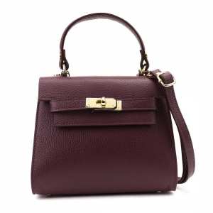 Небольшая классическая кожаная сумочка Firenze Italy F-IT-9866BO