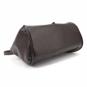 Кожаная большая сумка шоколадного цвета Firenze Italy F-IT-7641DB