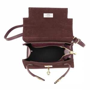 Небольшая классическая замшевая сумочка Firenze Italy F-IT-98667BO