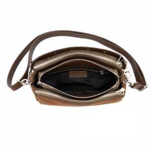 Замшевое кроссбоди на три отдела Tavinchi CH-0125C-Y