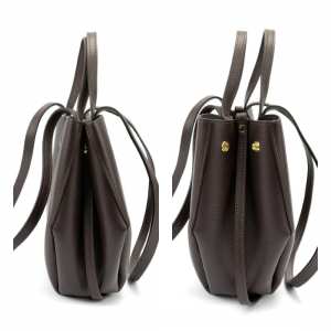 Черная кожаная женская сумка средних размеров Firenze Italy F-IT-7666DB