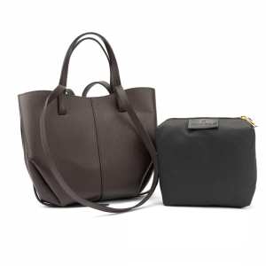 Черная кожаная женская сумка средних размеров Firenze Italy F-IT-7666DB