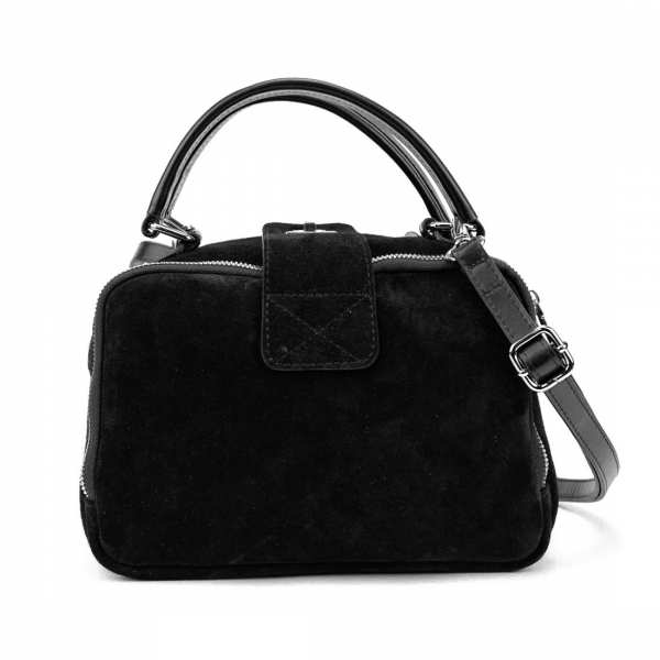 Мягкая замшевая сумка на два отдела с ручкой Firenze Italy F-IT-1045A-Y